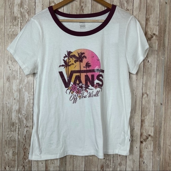 Vans Palmsie OTW Skim Short Sleeve Tee Sz XL - Picture 1 of 9